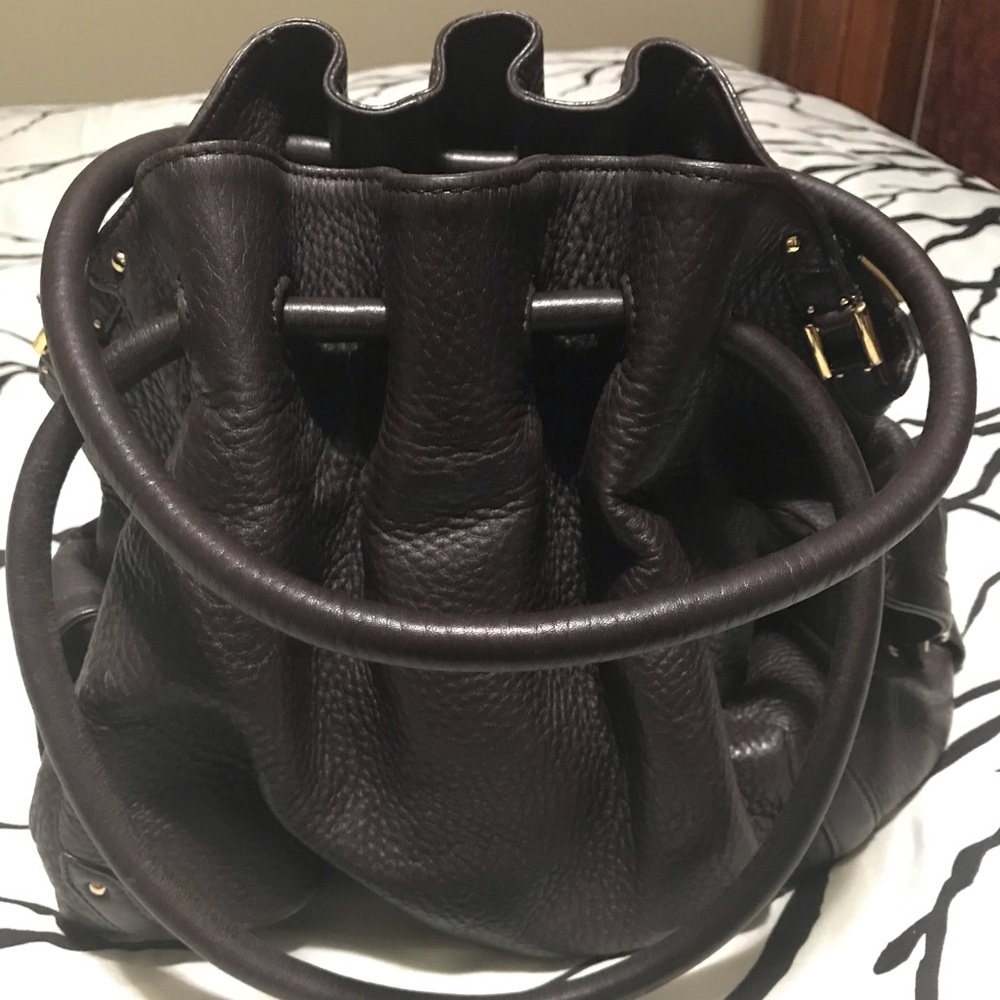 Chocolate Leather Cole Haun Purse!